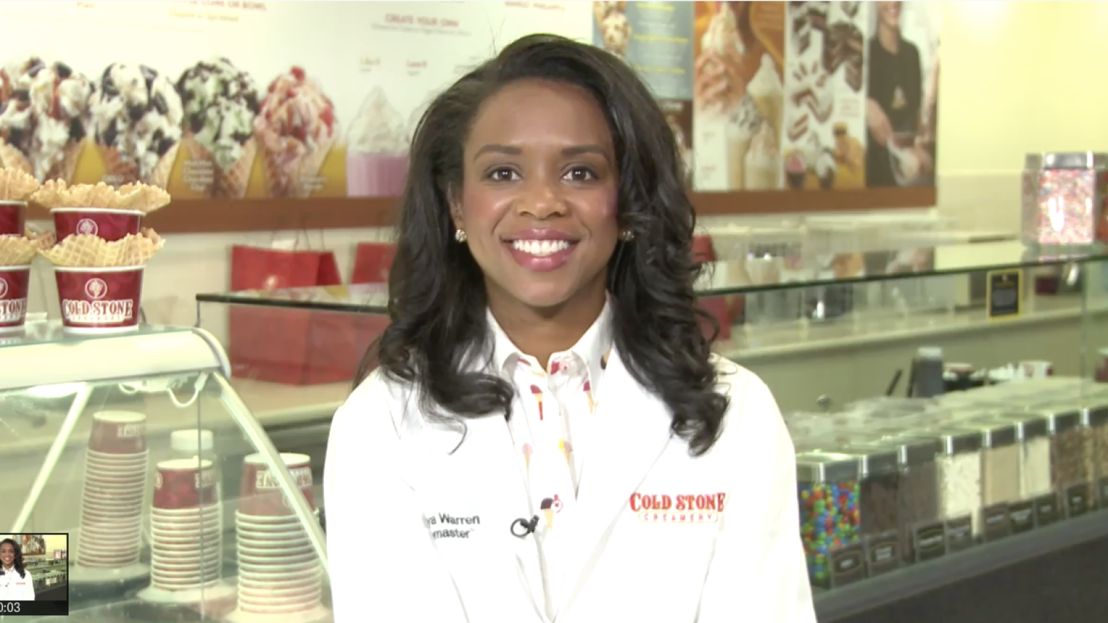 Dr Maya Warren-Cold Stone Creamery-Talk with Audrey