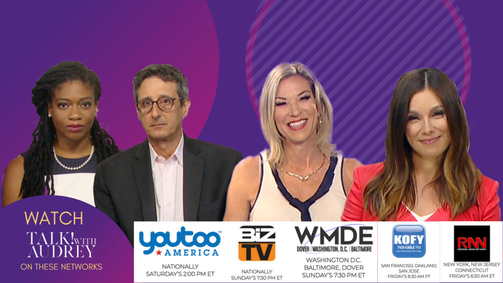 September 27-29 – TALK with AUDREY TV