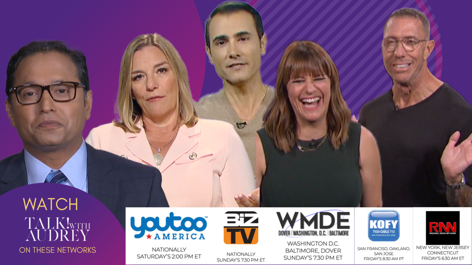 TALK! with AUDREY September 19-21 A