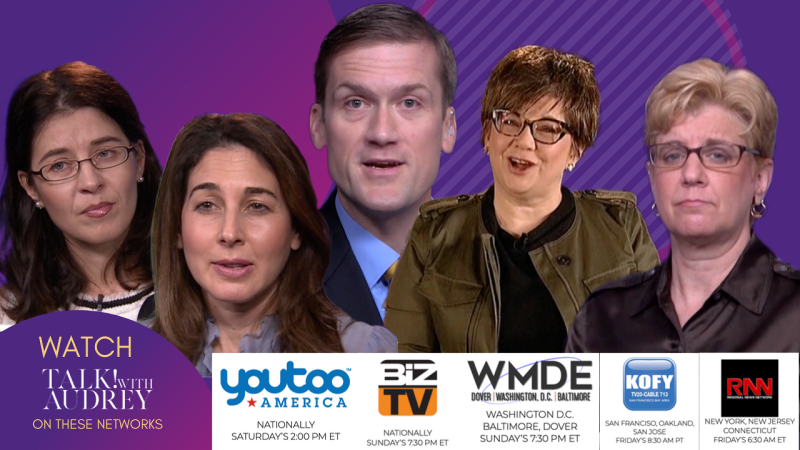 October 5-6, 2019 – TALK! with AUDREY TV