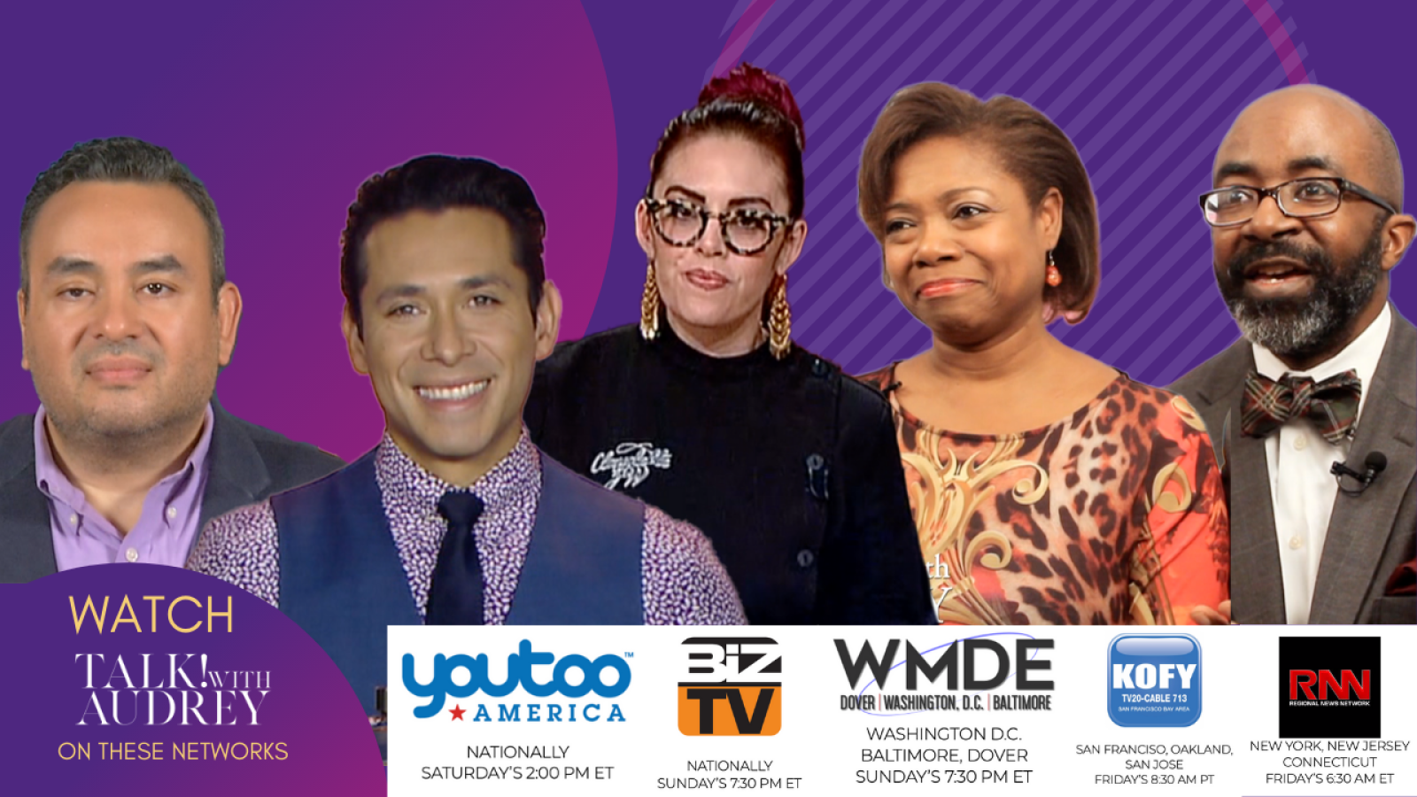 Airing February 14-16, 2020 – TALK! with AUDREY TV
