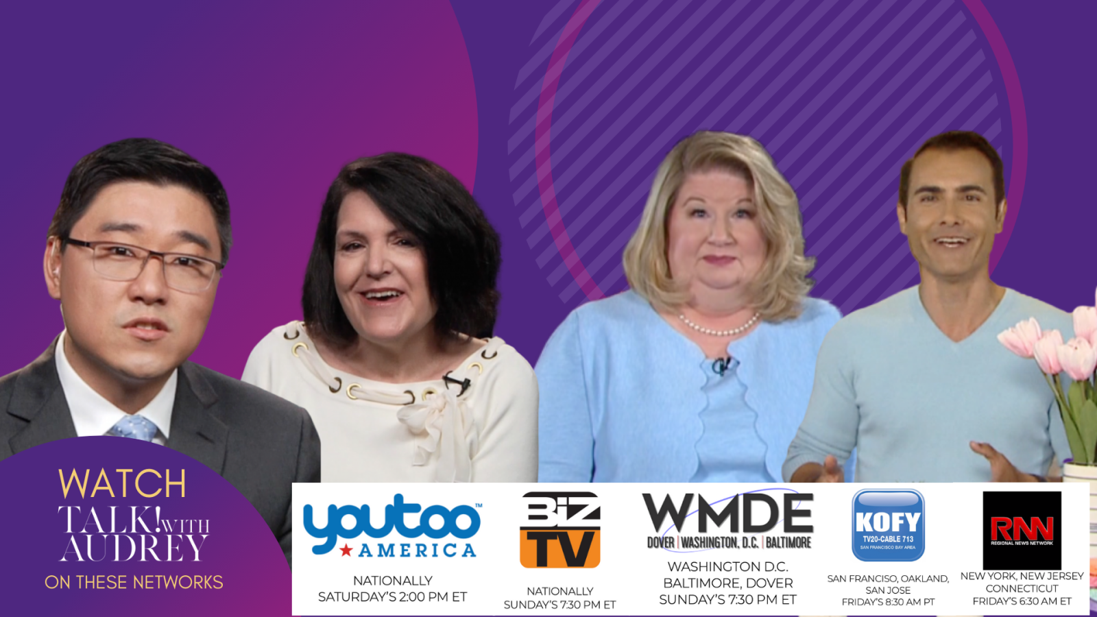 April24-26 – TALK! with AUDREY TV