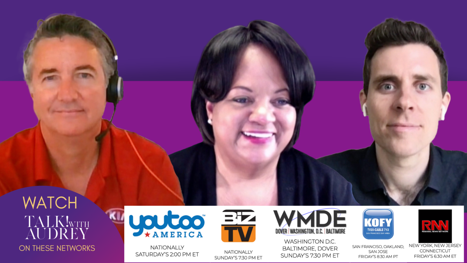 May 1-3 TALK! with AUDREY TV