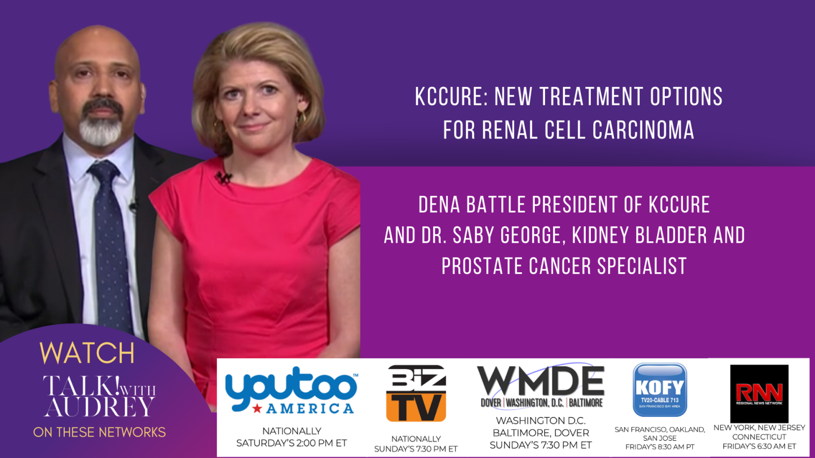 Dena Battle and Dr. Saby George- TALK! with AUDREY TV