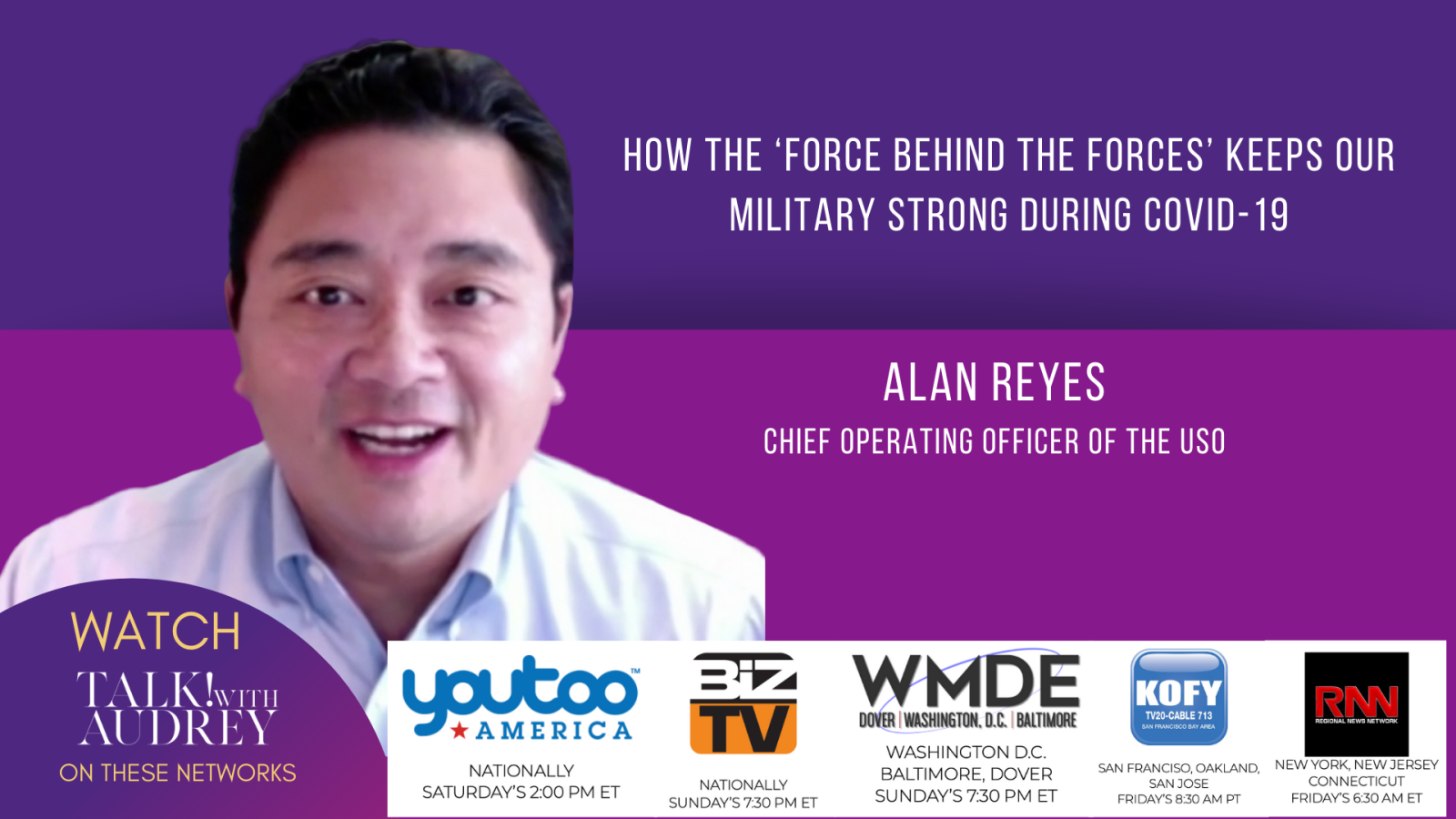 Alan Reyes- TALK! with AUDREY TV